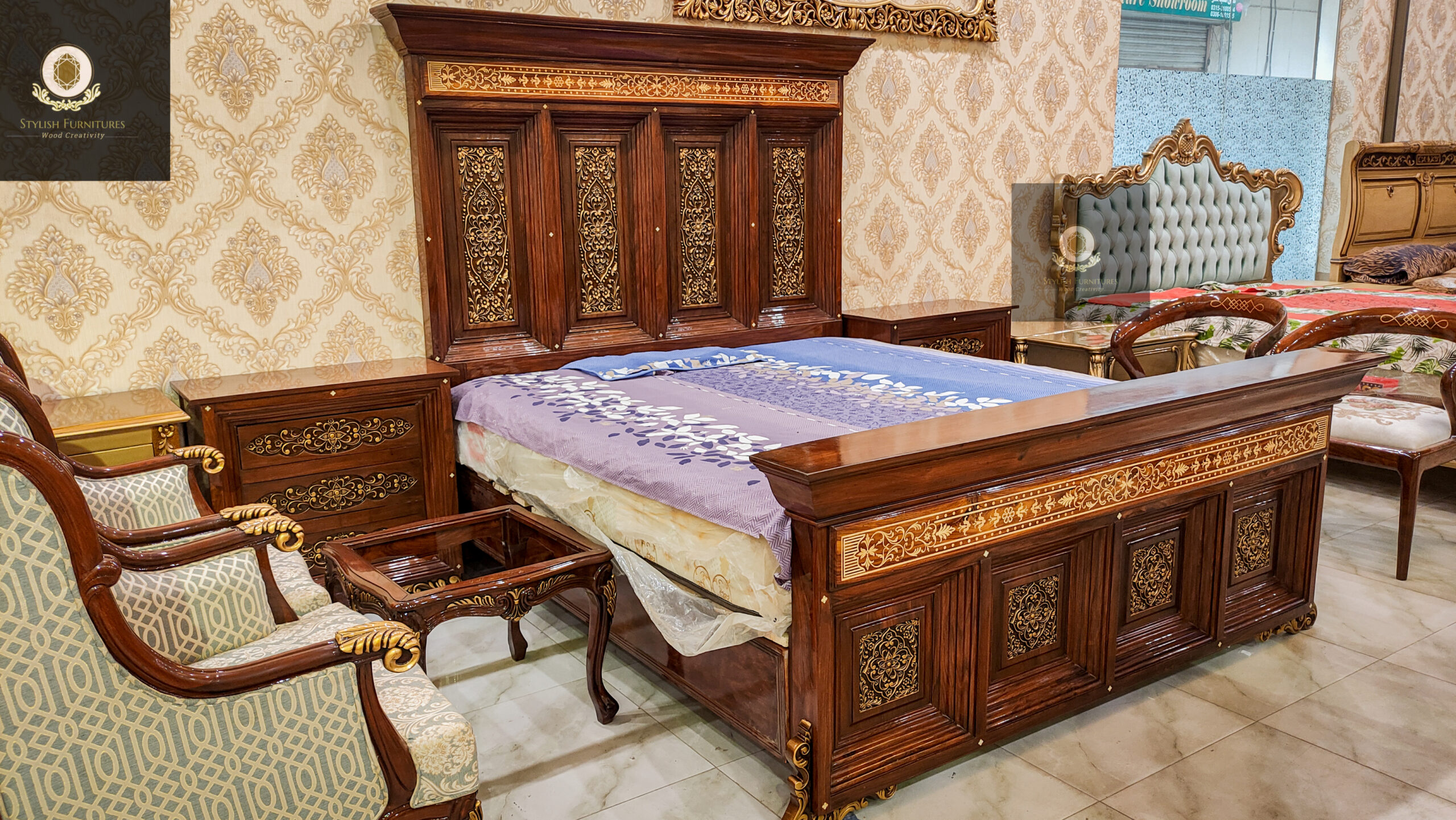 Classical Chinioti bed set