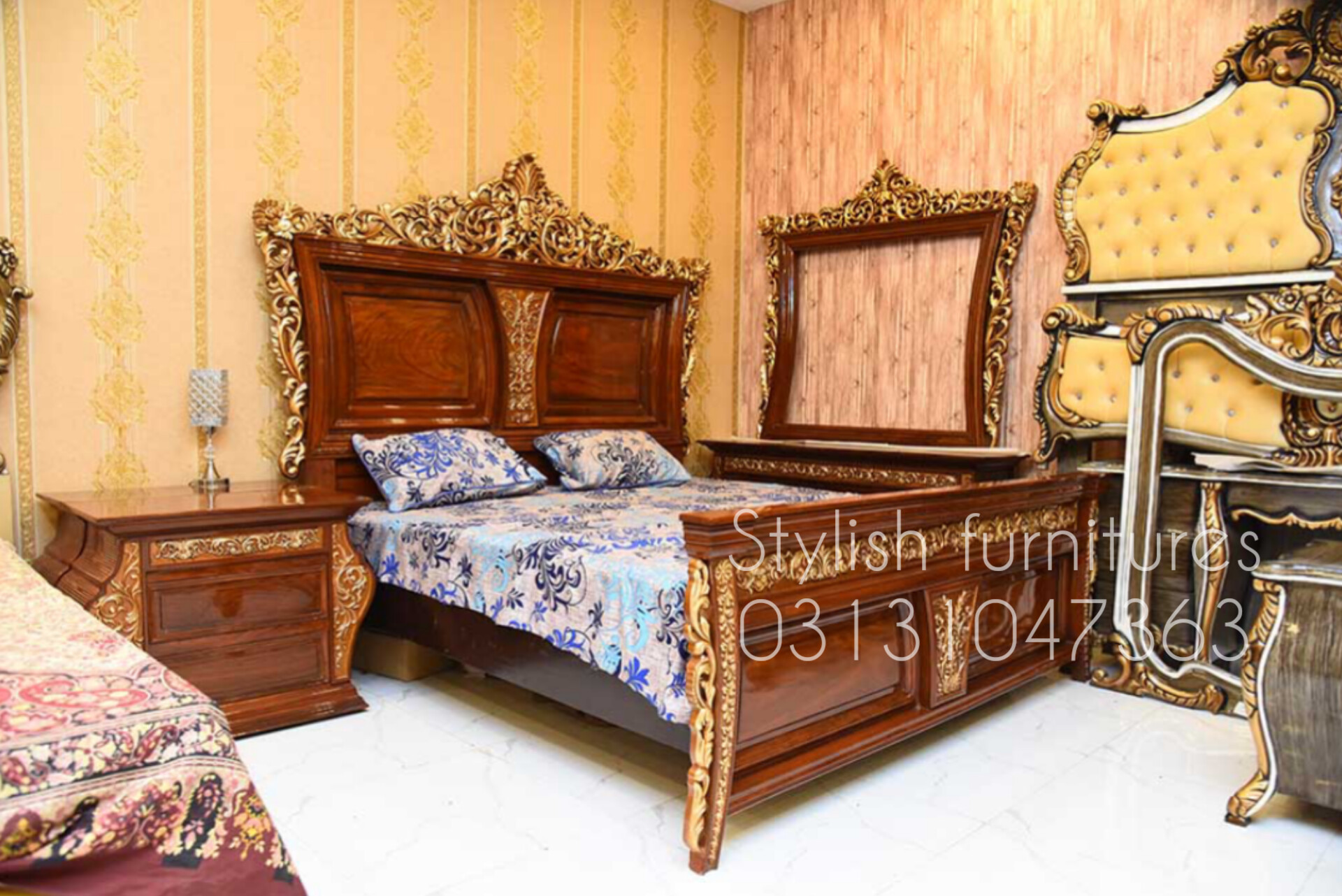 Chinioti classic bed set