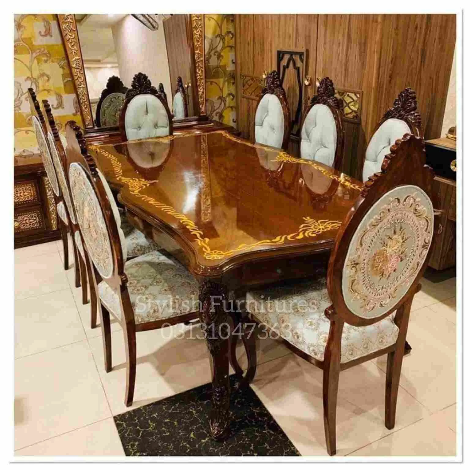 Oval shape Dinning set