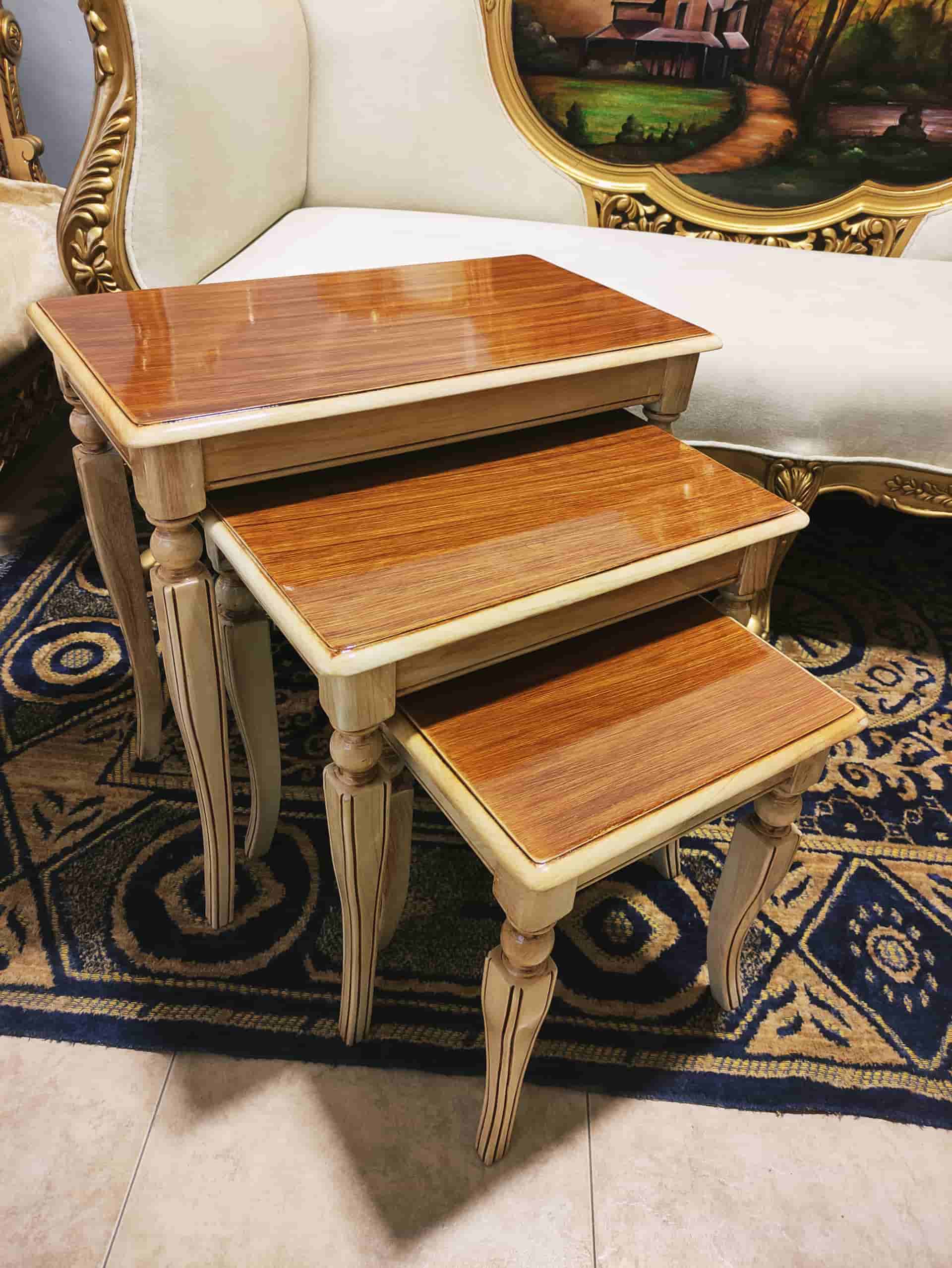 Chawlk finish nesting tables