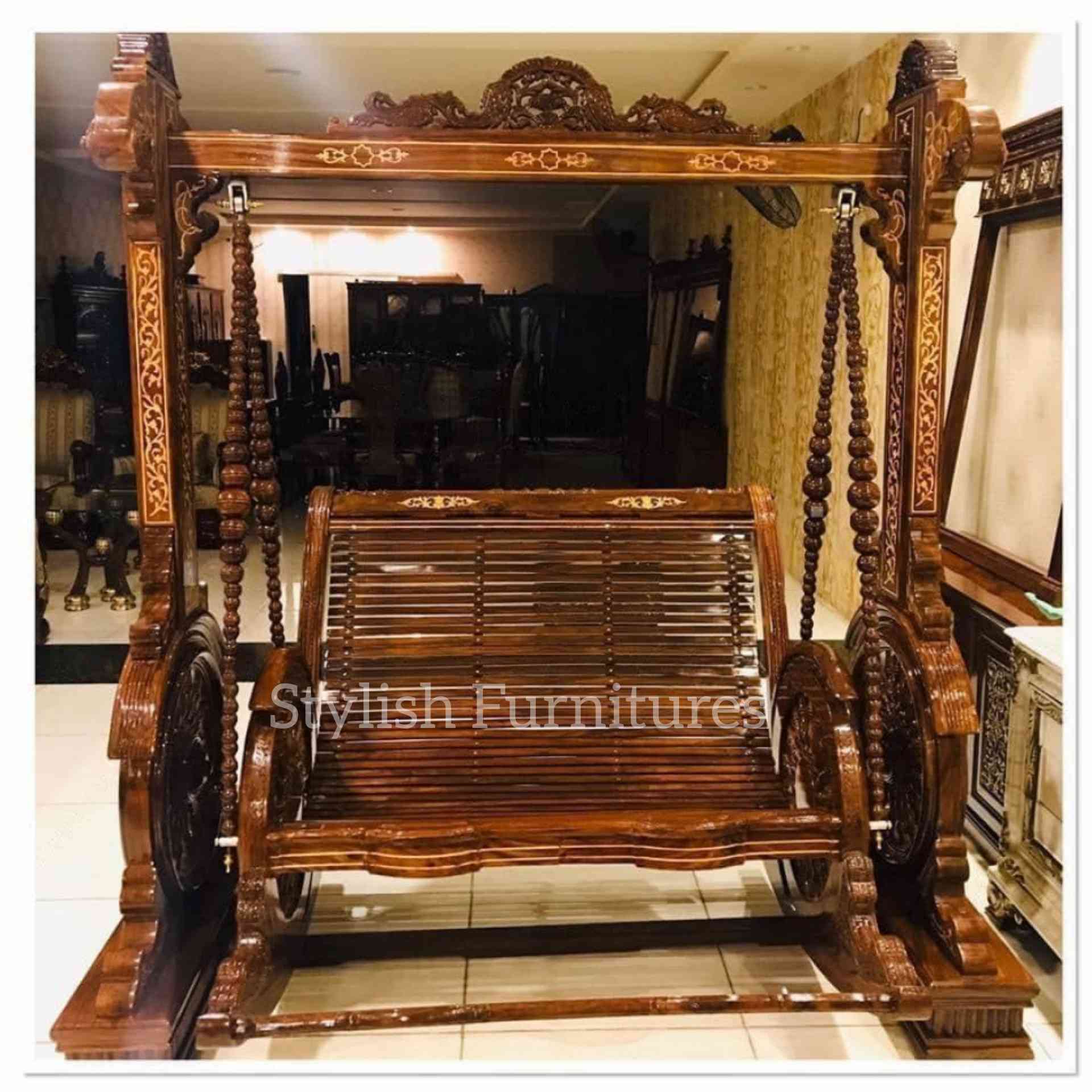 Elegant Carved Swing