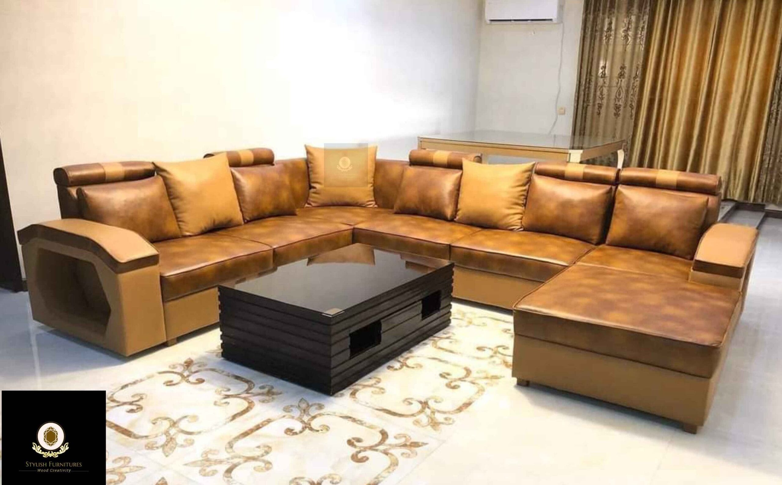 Luxury L Shape Sofa in Pakistan