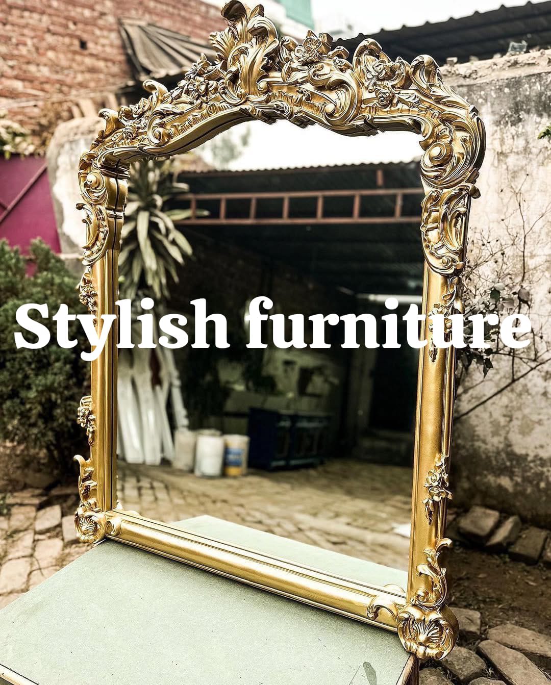 Elegant Frame Stand Mirror