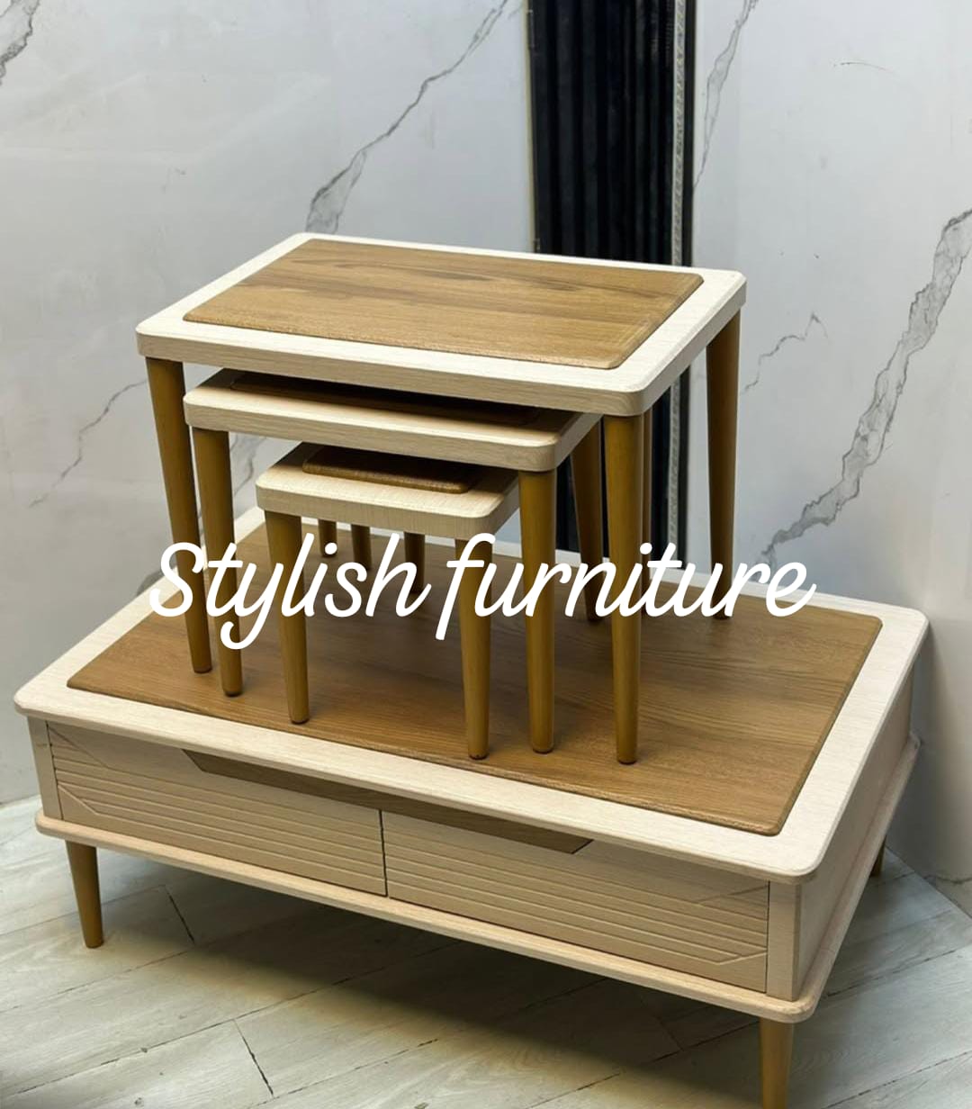 Handmade Wooden Nesting Tables