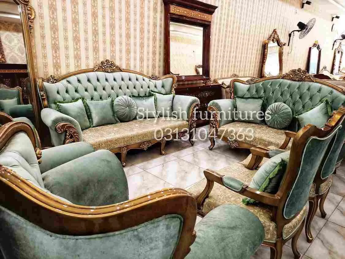 Chiniot Bridal Wooden Sofa Set
