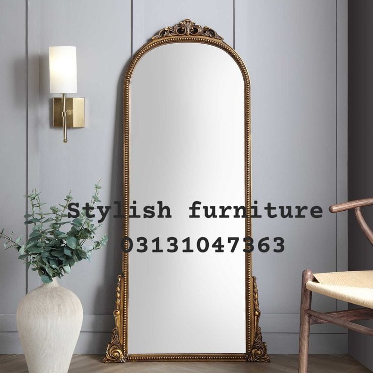 Wooden Full Length Standing Mirror