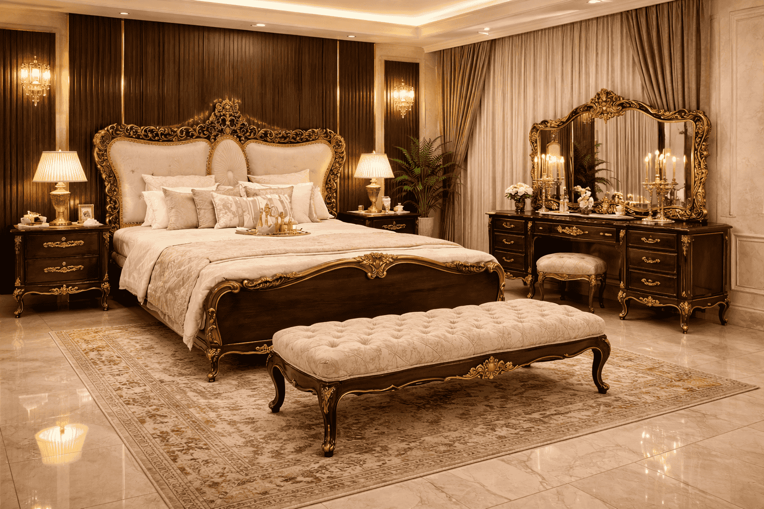 Majestic Luxury Bedroom Suite