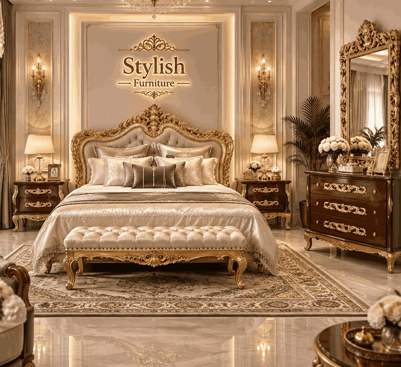Taj Royale Bedroom Set